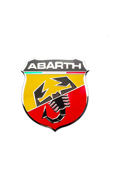 KOTO Fiat Abarth Logo 3D Alüminyum Abarth Logo Amblem Çıkartma Rozet İthal 1....