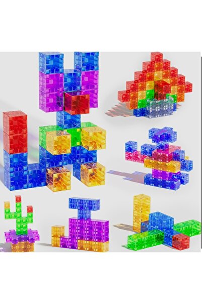 Digermak Manyetik Yapı Blokları 96 Parça – Çocuklar Için Eğitici zihin gelişt...