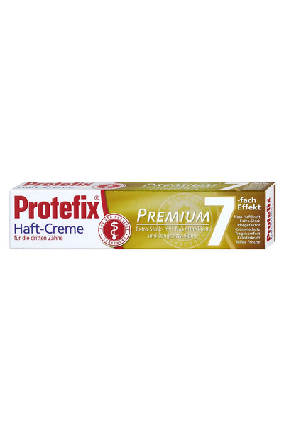 Protefix Premium Protez Yapıştırıcı Krem 47 g – 7 Etkili Güçlü Tutuş, Uzun Sü...