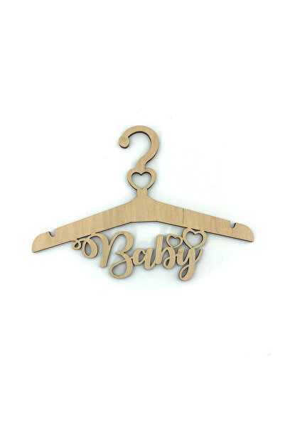 Amco Wooden baby clothes hanger set model 4, 5 pcs, 20x15x0.4 cm