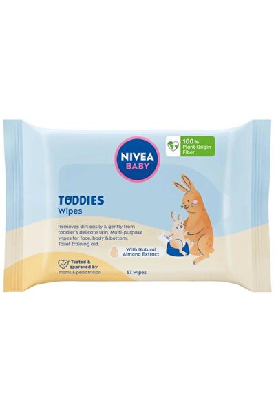 Nivea Baby Set of 4 x 57 Toddies Wet Wipes