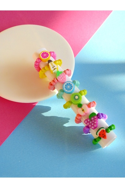 MoonAlina Fimo Boncuk Yüzükler 8 Adet