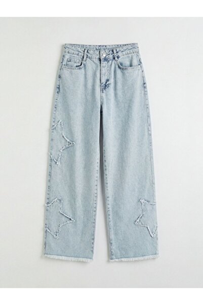 LC Waikiki LCW Kids Wideleg Girl's Jean Trousers
