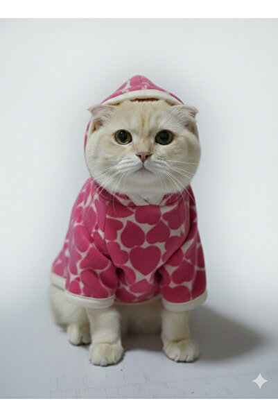 pafiwear Kedi köpek kıyafetleri S beden kadife peluş kapşonlu swet