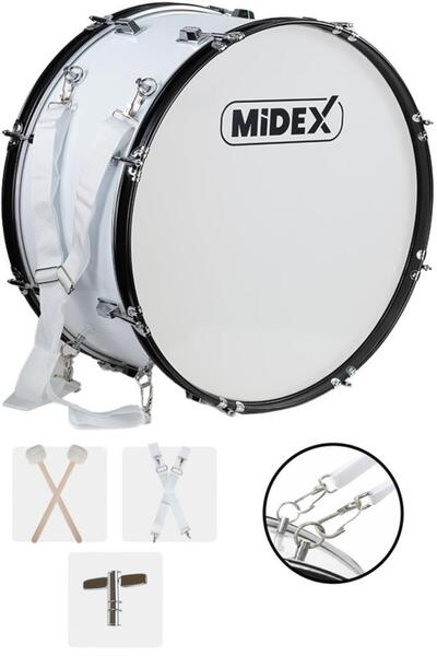 Midex BND-24 Bando Davulu 24 inç 61 cm Çap Profesyonel Bass Davul Seti