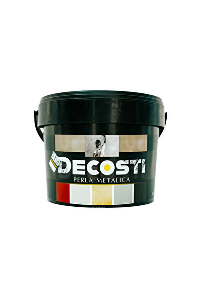 Decosti Vopsea decorativa perla metalica, (Alb 1L)