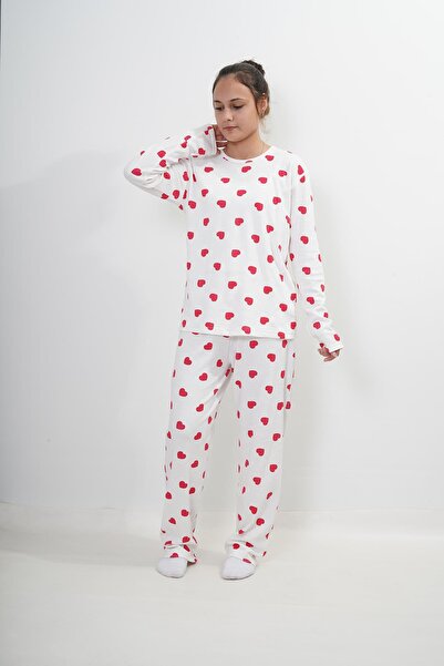 HayKids Ženski komplet pidžama - G400140 - Bela