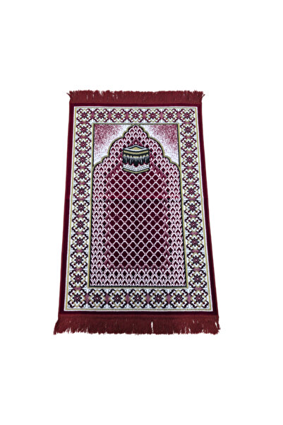 REVE سجادة صلاة إسلامية مطبوعة عليها صورة الكعبة بجودة ممتازة، مقاس 70 × 110 سم