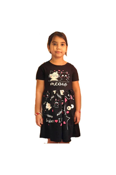 OEM Dassi dress R032N, black color, size 4-5 years