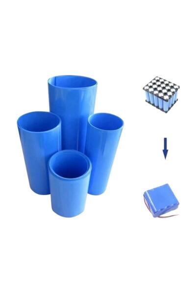 OR-TEC Shrink - 140MM Lityum Batarya Kaplama Isıyla Daralan PVC Makaron 1 Metre