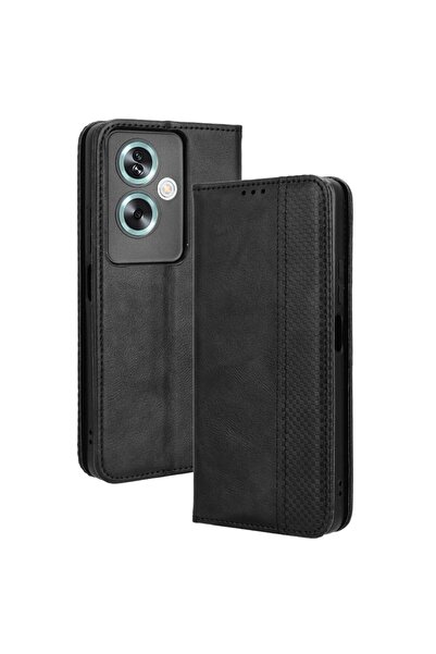 Dedux Husa tip carte, Retro, pentru Oppo A79 5G, portofel cu carduri, inchide...