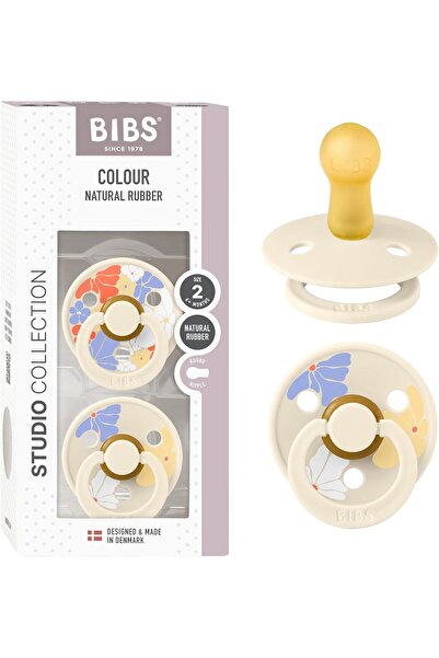 Bibs Studio Colour 2 Pack Morning Bloom Latex Size 2 Ivory Mix