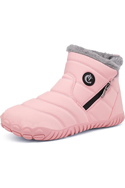 OEM Women's fur-lined winter boots, waterproof, lightweight, pink 41