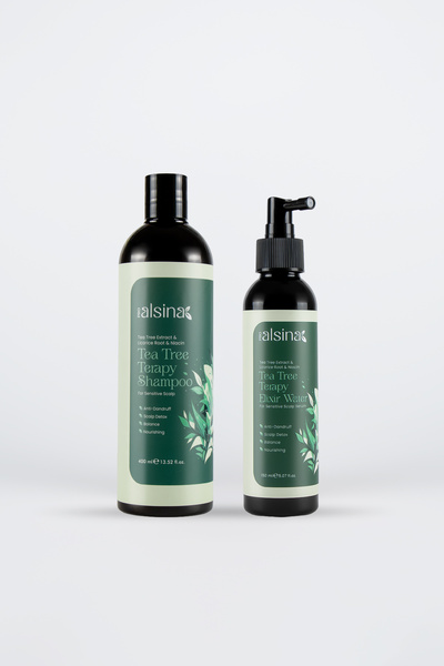 Alsina Çay Ağacı Özlü Kepek Karşıtı & Yağ Dengeleyici Bakım Seti