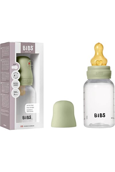 Bibs زجاجة رضاعة للأطفال سعة 150 مل بحلمة من المطاط الطبيعي - طقم زجاجة رضاعة...