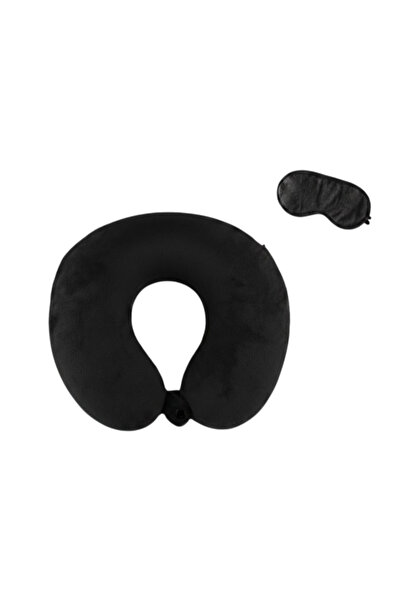 bon voyage High Quality Comfortable Neck Pillow and Eye Mask Set
