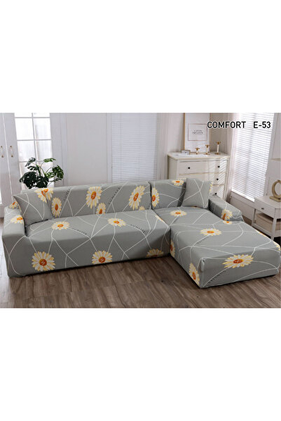 ANATOLIATEKSTILE Еластичен калъф за ъглов диван M+L, L(180*230)+M(145*200) с ...