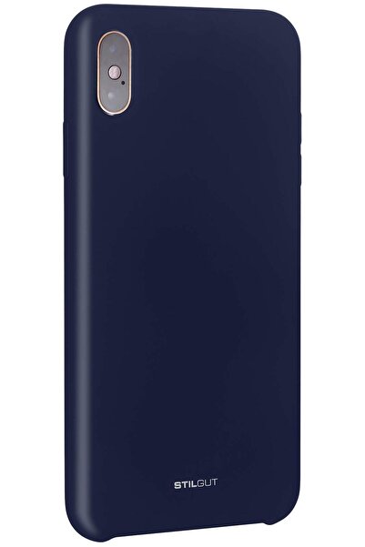 StilGut Husa de protectie din silicon lichid StilGut, compatibila iPhone XS M...