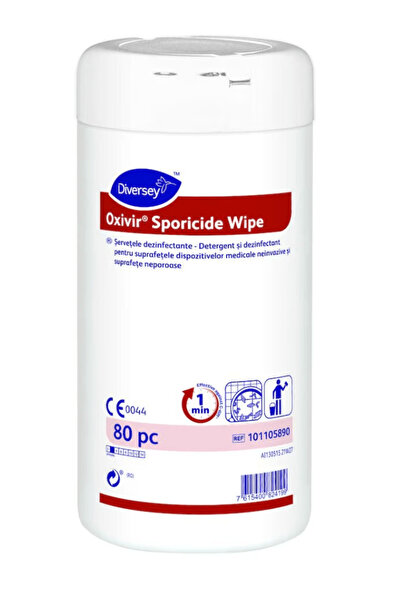 Diversey Șervețele dezinfectante Oxivir Sporicide 80 buc