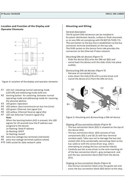 Siemens 5WG1146-1AB01 IP Router