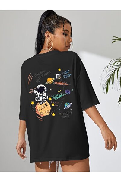 AZIZI TEKSTIL Tricou imprimat unisex Galaxy Design