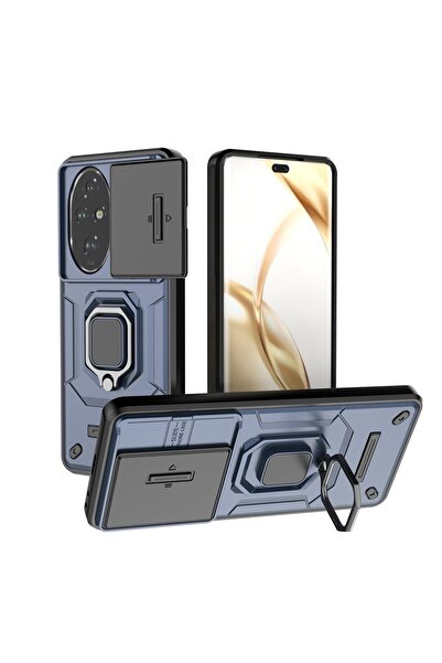 Dedux Husa Protectie Honor 200 Pro, TPU/PC, Antishock, Cu Stand, Slider Camer...