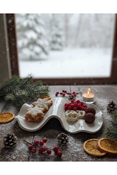 Arden Ceramic servis tabağı sunum tabağı peynir tabağı kahvaltı sunum sunumlu...