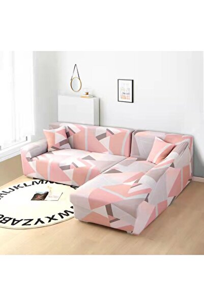 ANATOLIATEKSTILE Husă Canapea Colțar Elastică M+L, L(180*230)+M(145*200) cu e...