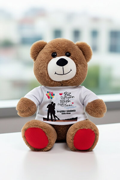 hediyemen Yıl Dönümü ve Sevgililer Gününe Özel Şık Tasarım Peluş Ayıcık