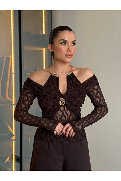ROUPAS COLLECTİON Özel Tasarım Dantel Bluz