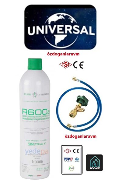 dogant özdoğanlar avm R600 Gaz Buzdolabı Sogutma Gaz+Vana+Hortum