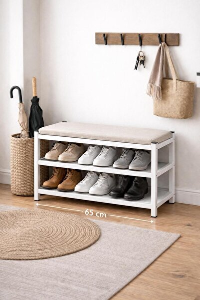 BM DESİNG Ayakkabılık beyaz