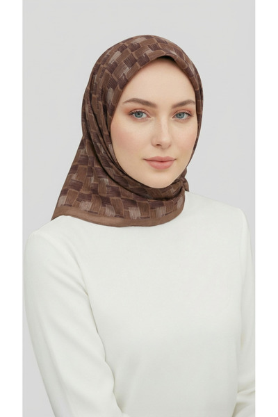 Karaca Eşarp Eșarfă din raion cu model mozaic