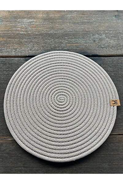 home inn Stain-Resistant Knitted Placemat 33 cm Single Modern American Style ...
