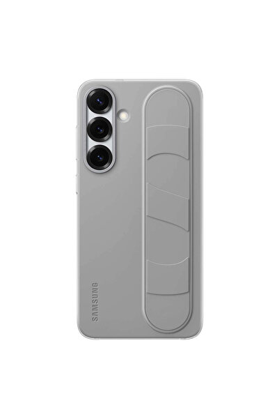 Samsung Πίσω κάλυμμα με λαβή στήριξης σιλικόνης γκρι (Galaxy S 25)