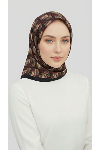 Karaca Eşarp Mozaic Pattern Rayon Scarf