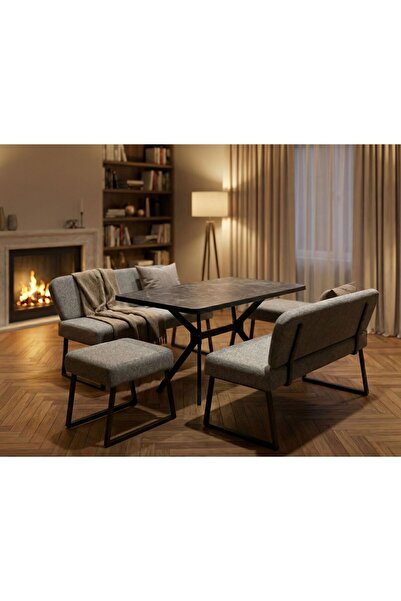 bidünyatedarik LESA MUTFAK&BALKON DEMONTE HEM L KÖŞE HEM BANK TAKIMI