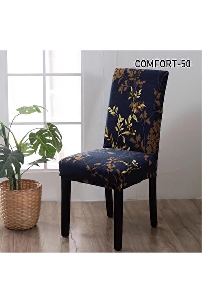 ANATOLIATEKSTILE Set of 6 Elastic Covers, High Back Chair, 90*140, Premium Ma...