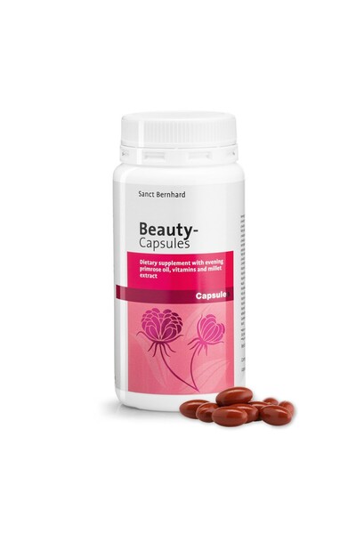 Kräuterhaus Sanct Bernhard Women's beauty capsules with evening primrose oil,...