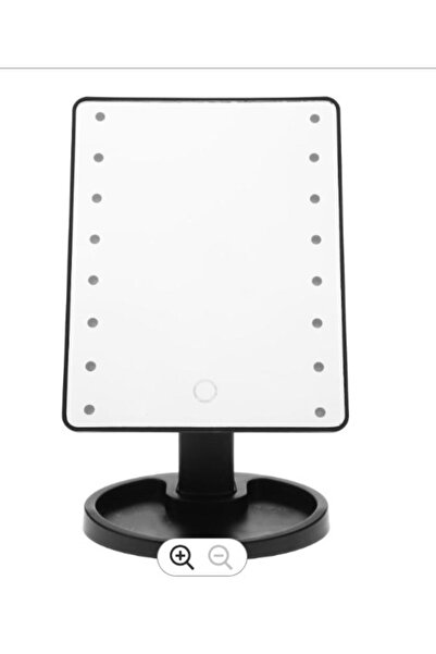KlaussTech Black LED Makeup Mirror