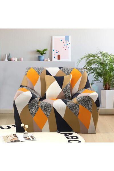 ANATOLIATEKSTILE Elastic Armchair Cover S (90*140) with elastic, Full Protect...