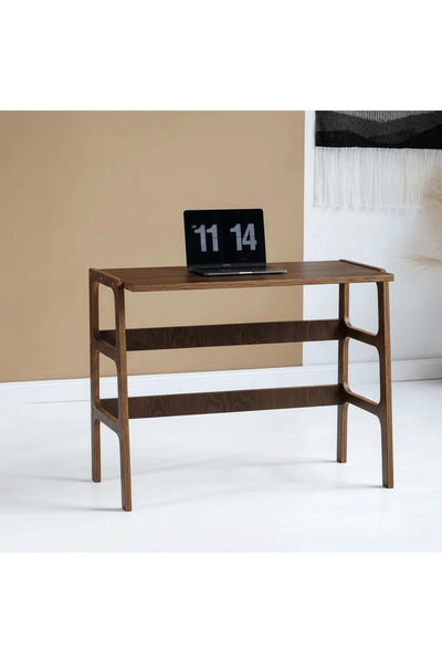 Woodesk Ceres, Ahşap, Çalışma Masası, Ceviz Renk