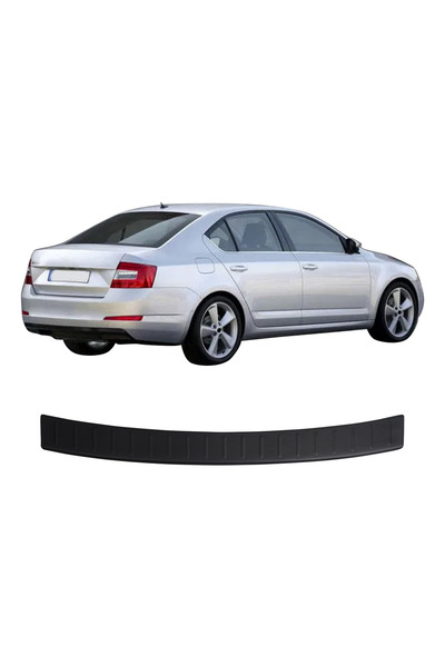 ServetDizaynOto Skoda Octavia A7 Uyumlu 2013-2016 Abs Arka Tampon Üstü Koruma