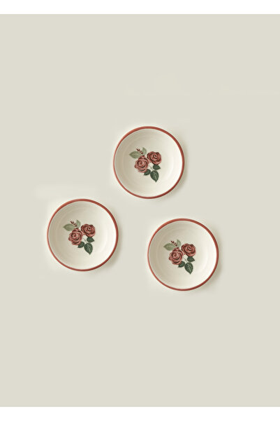 Bella Maison Rose Porcelain 3-Piece Bowl (9 cm)