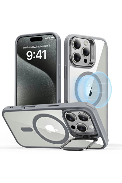 ESR Suport hibrid HaloLock pentru iPhone 16 Pro Max, gri