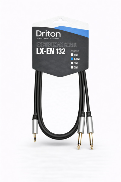 DRİTON Lx-En Lx-132 1 Meter Sound and Light System 3.5 Stereo - 2-Pin 6.3 Mon...