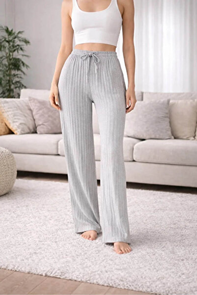 Rosa Lui Kadın Kaşkorse Penye Pantolon Pijama Alt