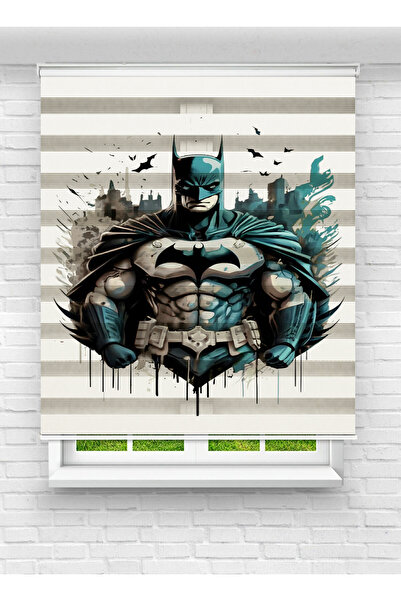 Enzo Home Süper Kahraman Desenli Zebra Stor Perde | Erkek Çocuk Odası Modern ...