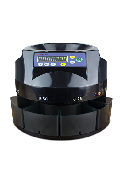 Silver Madeni Para Sayma Makinesi - Yeni 5 TL Uyumlu - Ayrıştırma ve Destelem...