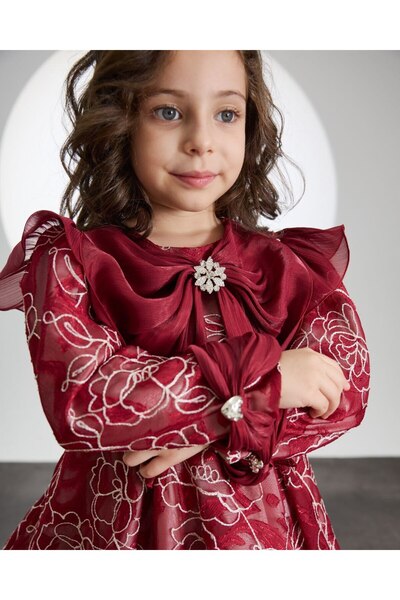 Miss Lorin Kids ΠΑΙΔΙΚΟ ΦΟΡΕΜΑ ΜΕ ΦΙΟΥΝΤΟΥΡΑ